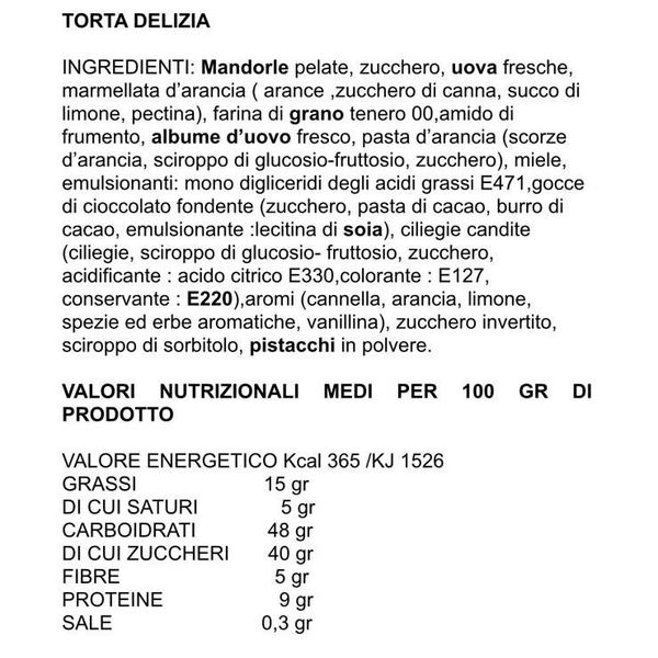 Torta Delizia