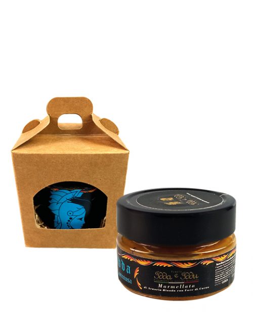 Marmellata di arancia bionda bio e fave di cacao