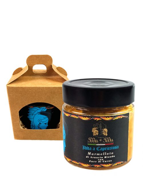 Marmellata di arancia bionda bio e fave di cacao